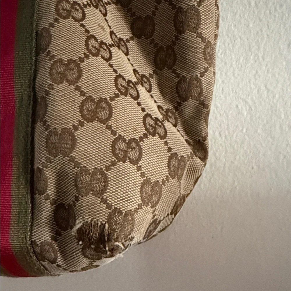 Gucci Beige and Brown Monogram Tote - Picture 2 of 6